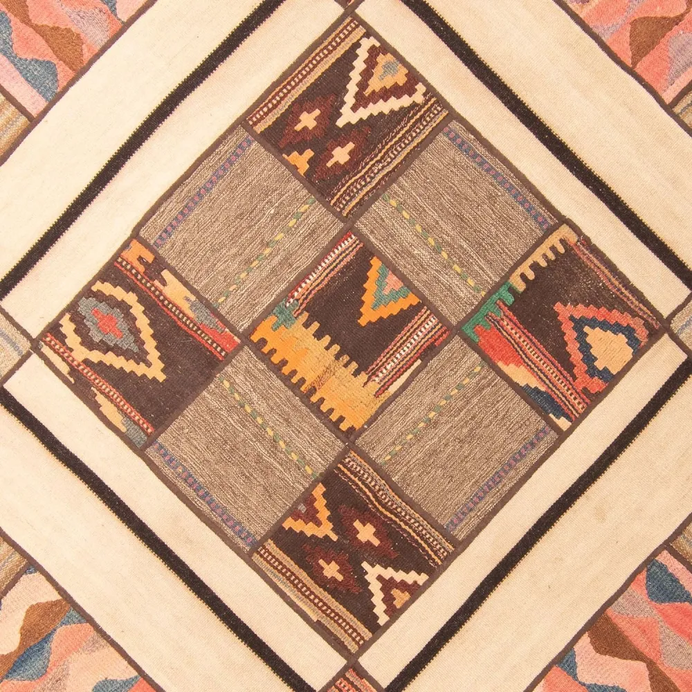 Patchwork Teppich 230 x 160 cm - mehrfarbig