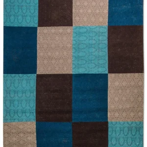 Patchwork Teppich 240 x 170 cm Wohnzimmer Teppich