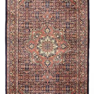 Perserteppich - Bidjar - 136 x 73 cm - dunkelbeige
