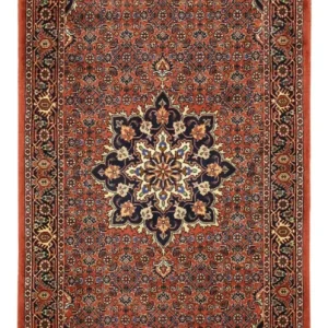 Perserteppich - Bidjar - 139 x 68 cm - dunkelrot