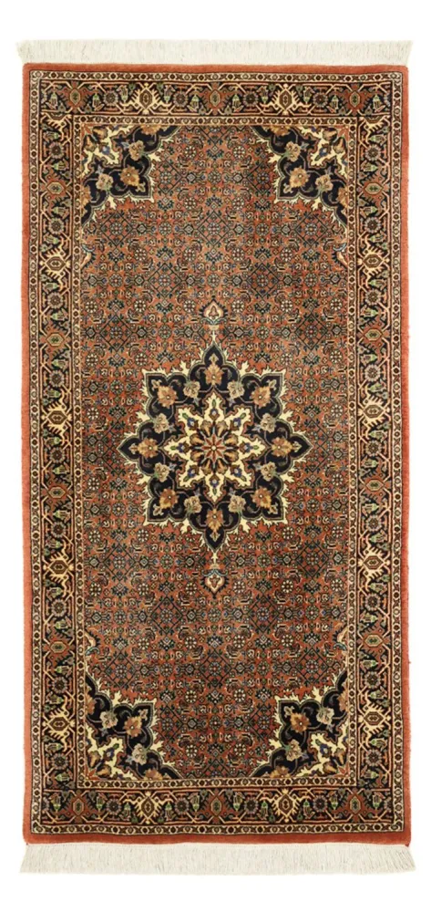Perserteppich - Bidjar - 140 x 69 cm - dunkelbeige