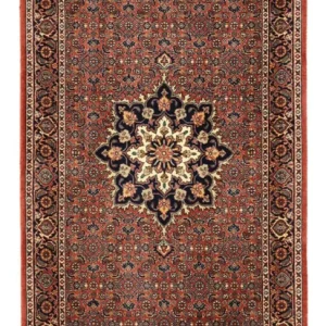 Perserteppich - Bidjar - 140 x 72 cm - dunkelrot