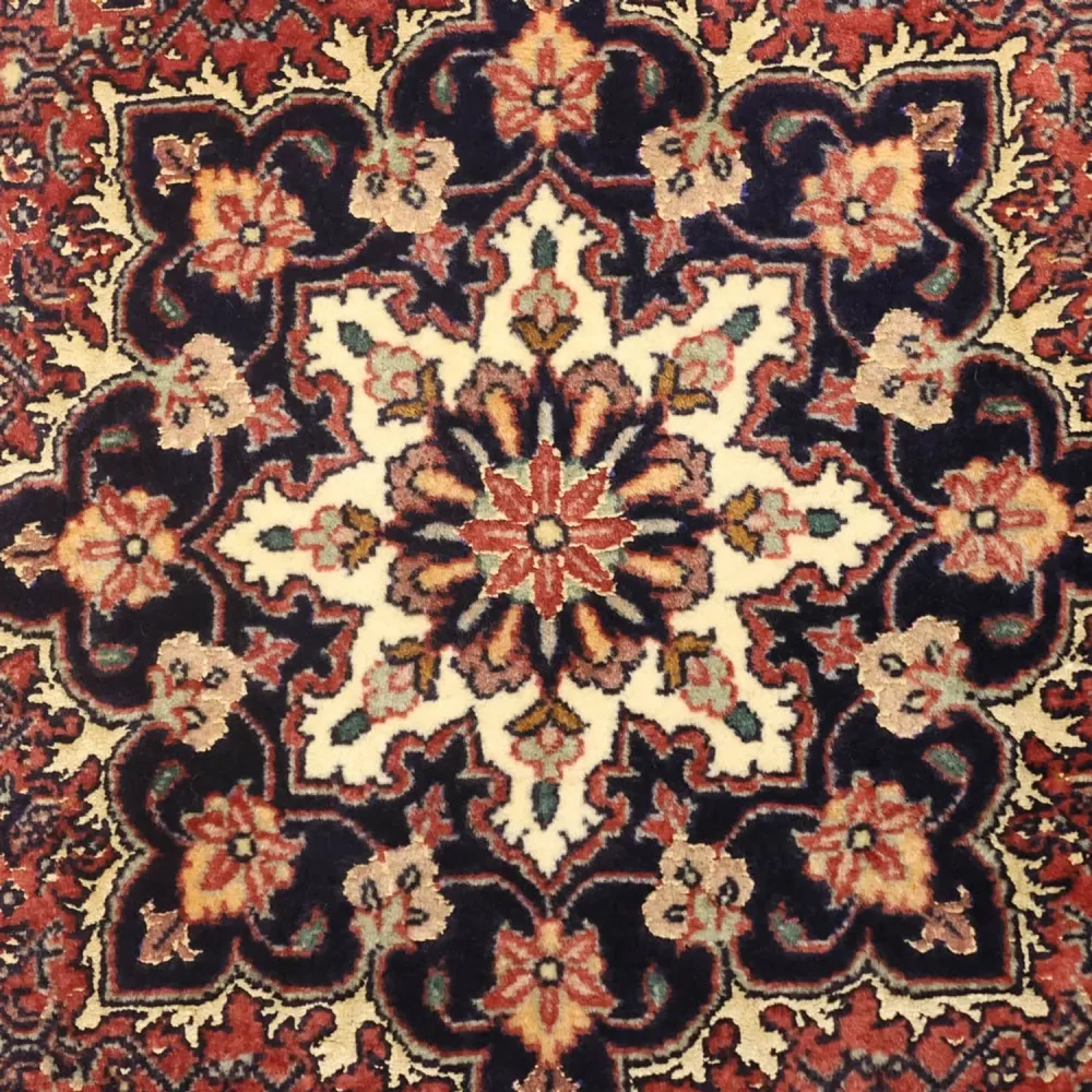 Perserteppich - Bidjar - 140 x 72 cm - dunkelrot
