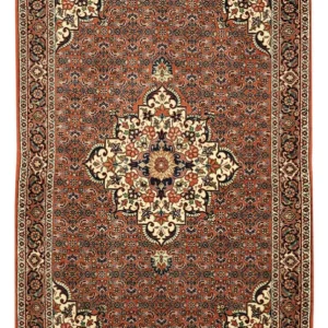 Perserteppich - Bidjar - 141 x 89 cm - dunkelbeige
