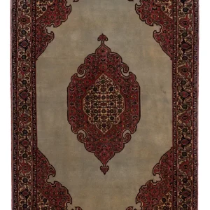 Perserteppich - Bidjar - 174 x 112 cm - olivgrün