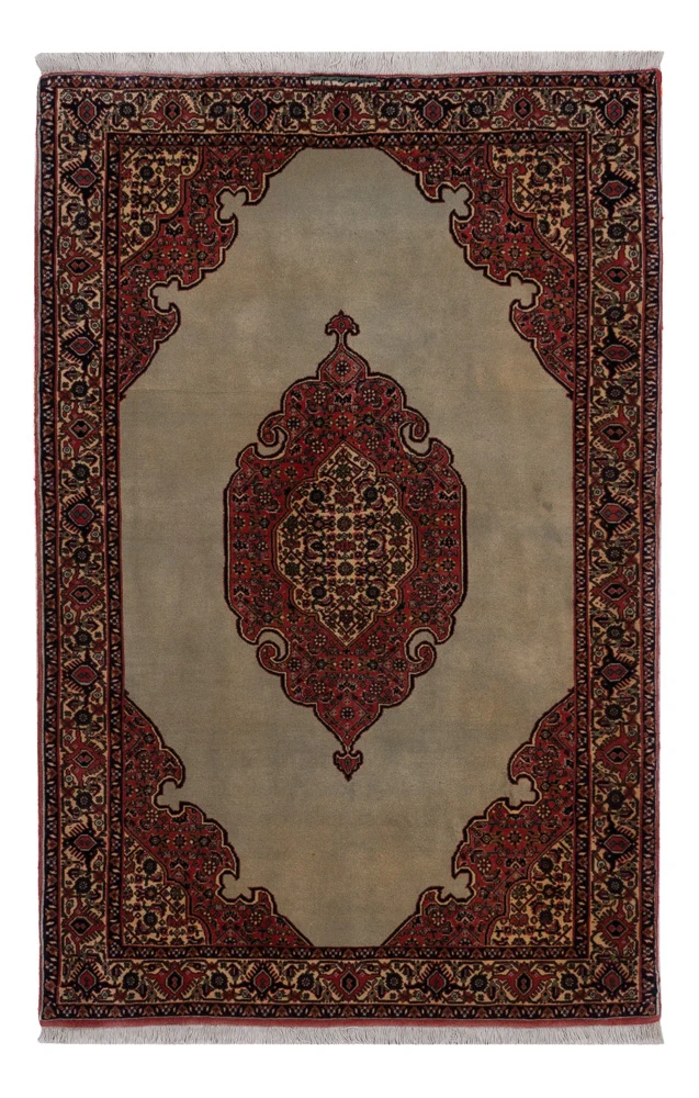 Perserteppich - Bidjar - 174 x 112 cm - olivgrün