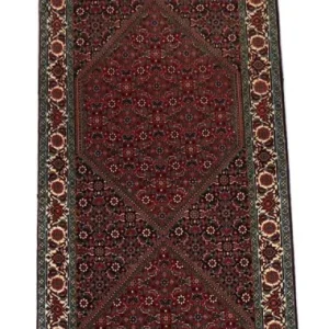 Perserteppich - Bidjar 300 x 85 cm - rot
