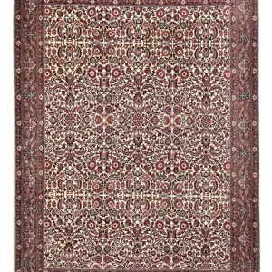 Perserteppich - Bidjar - 400 x 302 cm - bordeauxrot