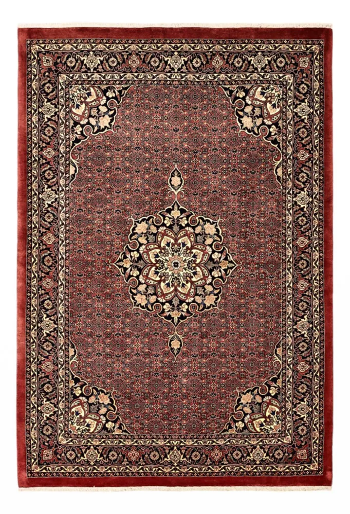 Perserteppich - Bidjar - Royal - 198 x 139 cm - dunkelrot
