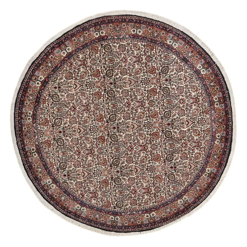 Perserteppich - Bidjar rund - 250 x 250 cm - rost