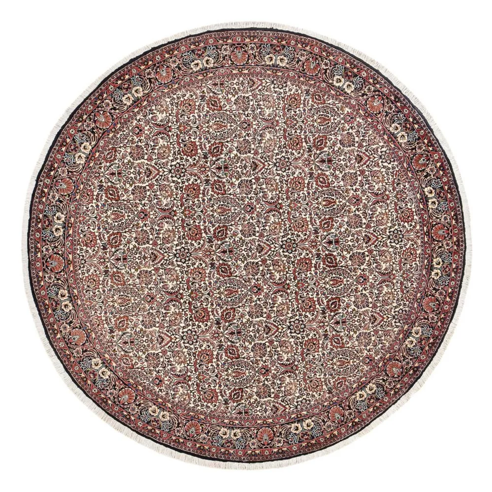 Perserteppich - Bidjar rund - 250 x 250 cm - rost