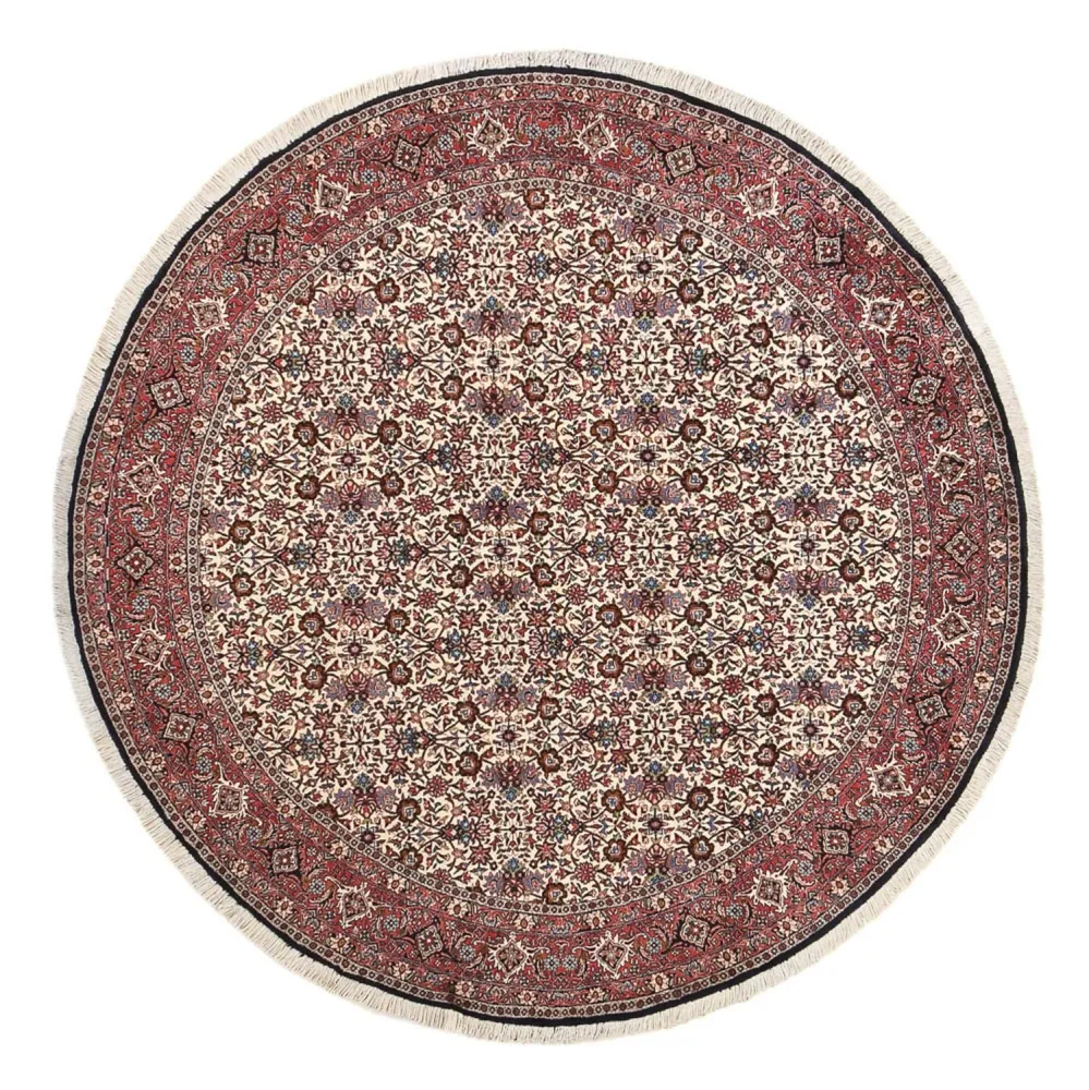 Perserteppich - Bidjar rund - 250 x 250 cm - rost