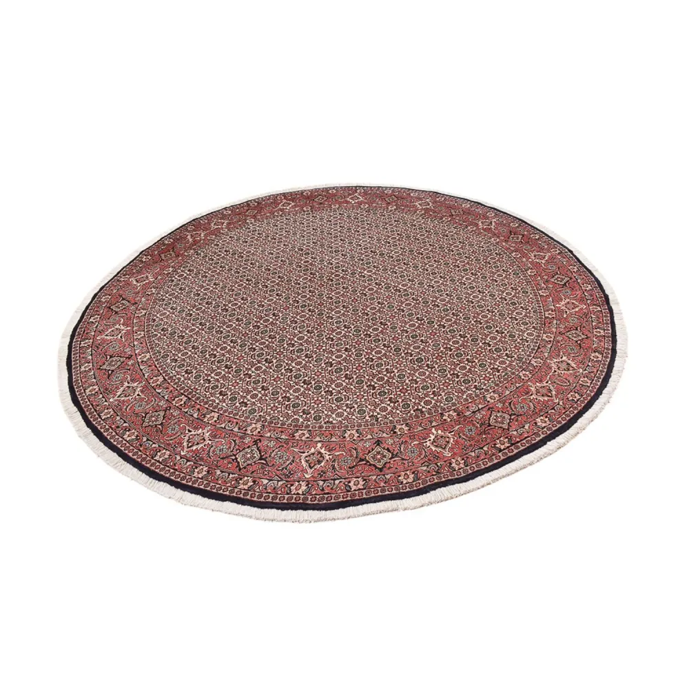 Perserteppich - Bidjar rund - 250 x 250 cm - rost