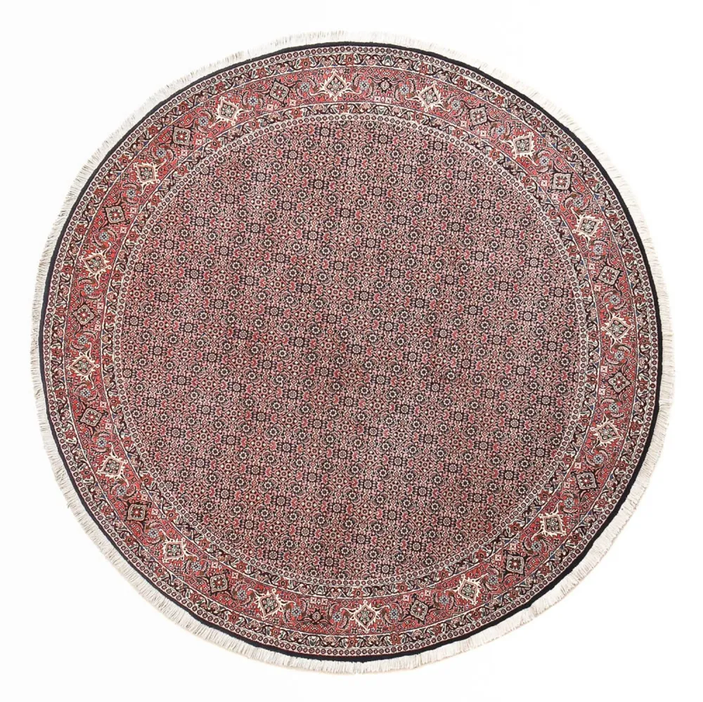 Perserteppich - Bidjar rund - 255 x 255 cm - rost
