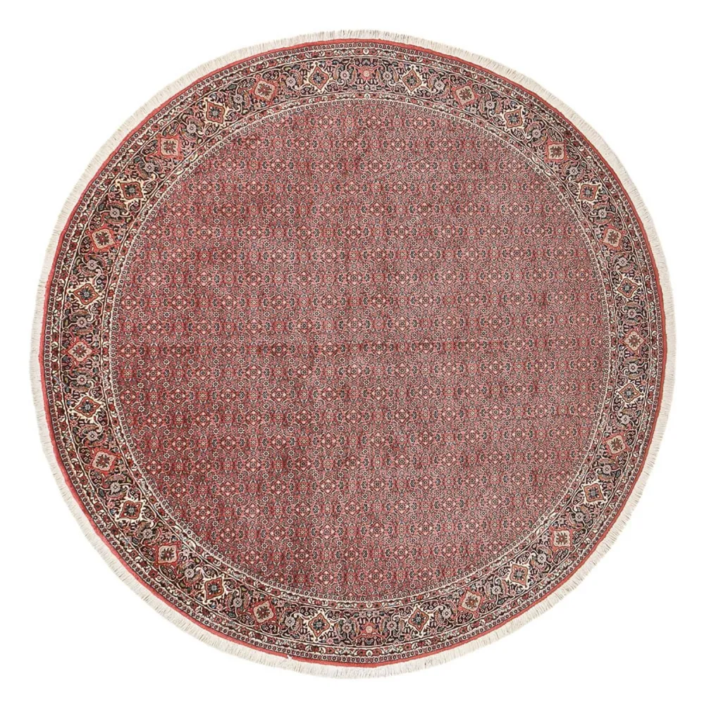 Perserteppich - Bidjar rund - 300 x 300 cm - hellrot
