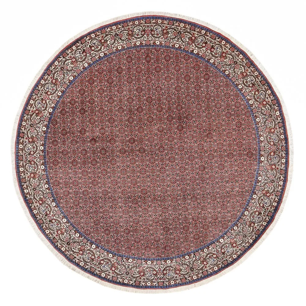 Perserteppich - Bidjar rund - 300 x 300 cm - rost