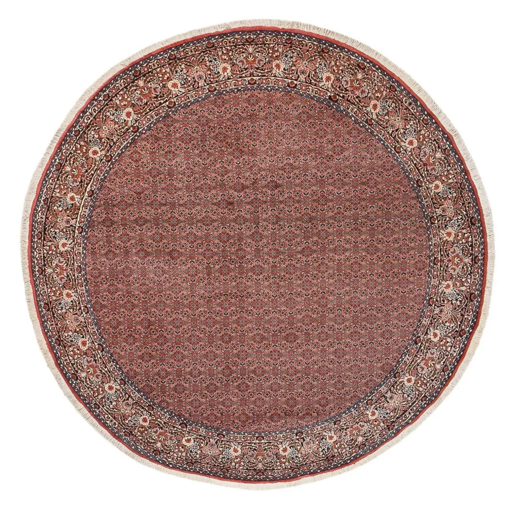 Perserteppich - Bidjar rund - 300 x 300 cm - rost