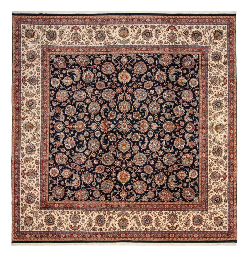 Perserteppich - Classic quadratisch - 388 x 388 cm - dunkelblau