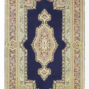Perserteppich - Classic - Rawar - 147 x 90 cm - dunkelblau