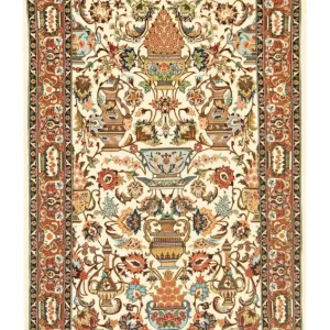 Perserteppich - Ghom 160 x 102 cm - beige