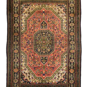Perserteppich - Ghom 163 x 107 cm - hellrot