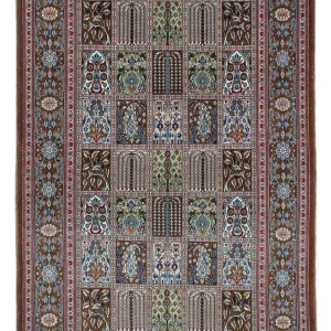 Perserteppich - Ghom 200 x 132 cm - mehrfarbig