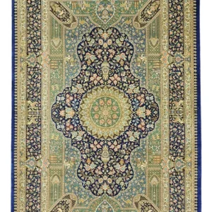 Perserteppich - Ghom - Royal - 126 x 76 cm - mehrfarbig