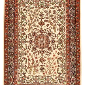Perserteppich - Ghom - Royal - 157 x 109 cm - hellbeige