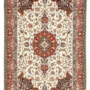 Perserteppich - Ghom - Royal - 216 x 140 cm - creme