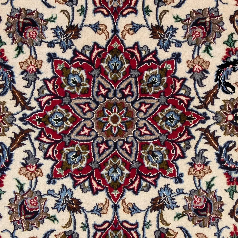 Perserteppich - Isfahan - Premium 102 x 70 cm - dunkelrot