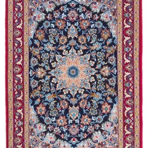 Perserteppich - Isfahan - Premium 104 x 72 cm - dunkelblau