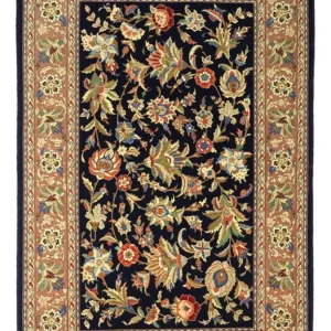 Perserteppich - Isfahan - Premium - 151 x 101 cm - dunkelblau
