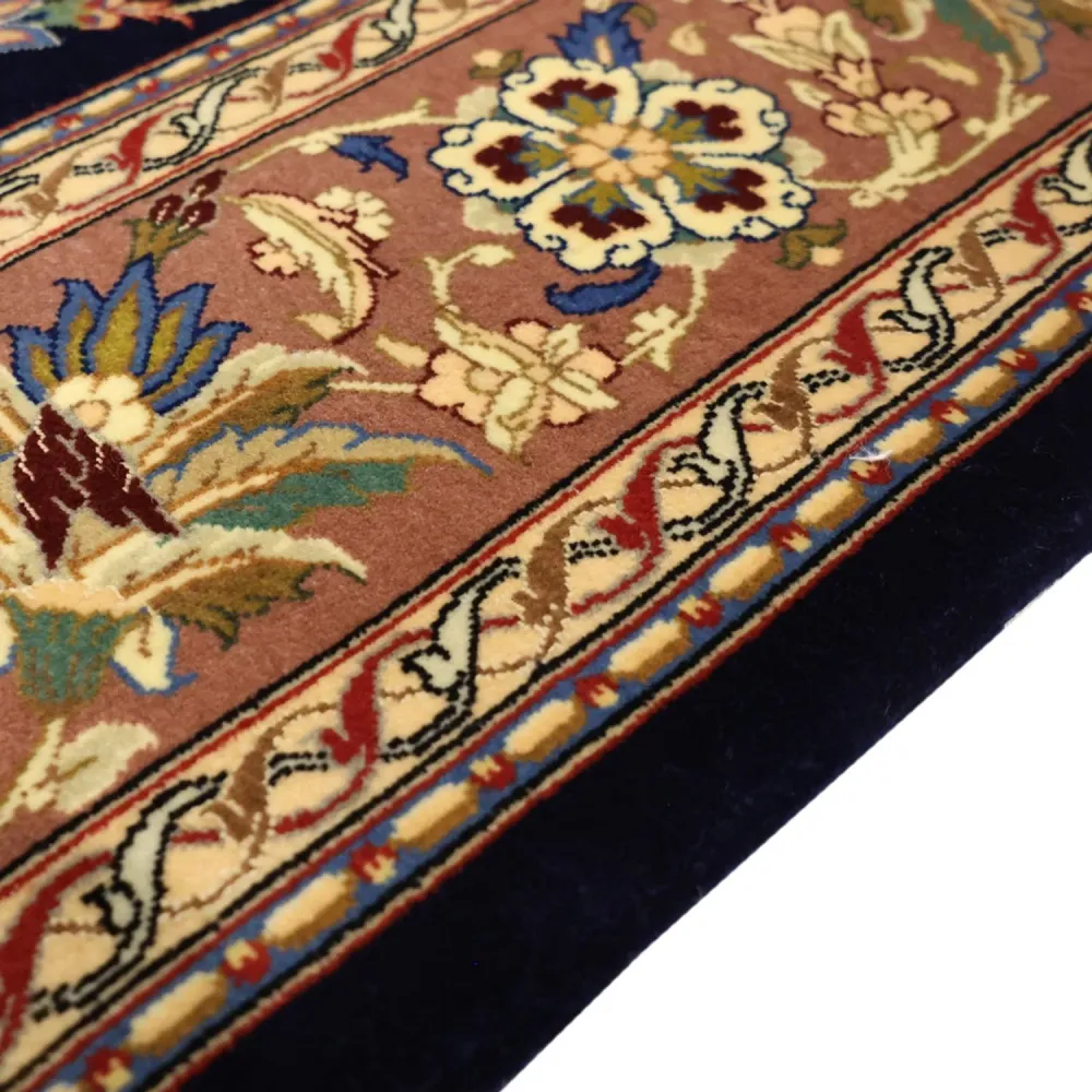 Perserteppich - Isfahan - Premium - 151 x 101 cm - dunkelblau