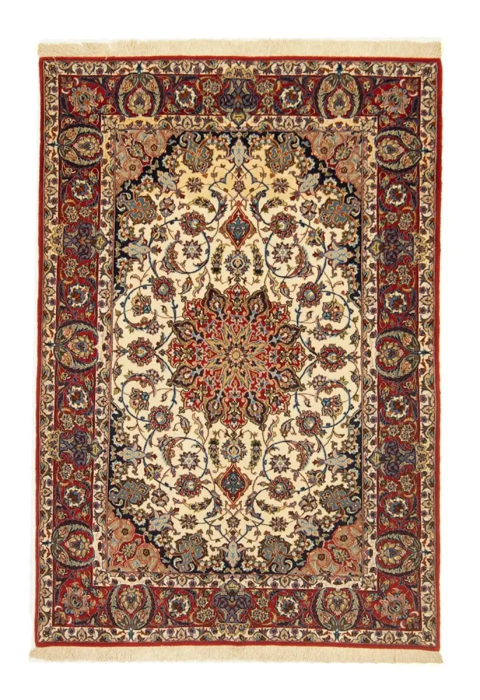 Perserteppich - Isfahan - Premium 160 x 110 cm - beige