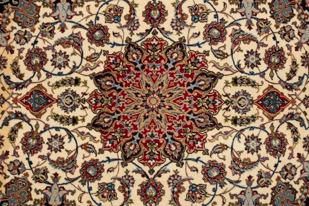 Perserteppich - Isfahan - Premium 160 x 110 cm - beige