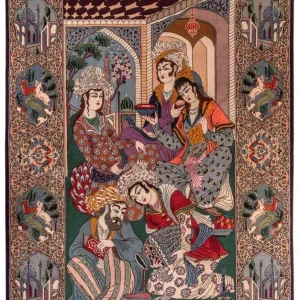 Perserteppich - Isfahan - Premium 165 x 110 cm Teppichbrücke