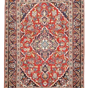 Perserteppich - Keshan - 140 x 97 cm - rot