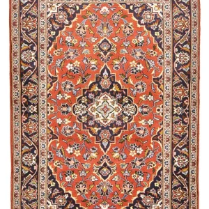 Perserteppich - Keshan - 148 x 103 cm - terrakotta