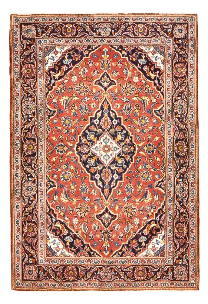 Perserteppich - Keshan - 167 x 114 cm - hellrot