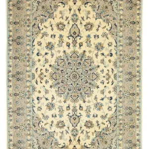 Perserteppich - Keshan 210 x 137 cm - beige