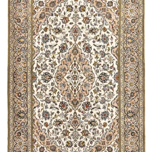 Perserteppich - Keshan - 212 x 135 cm - sand
