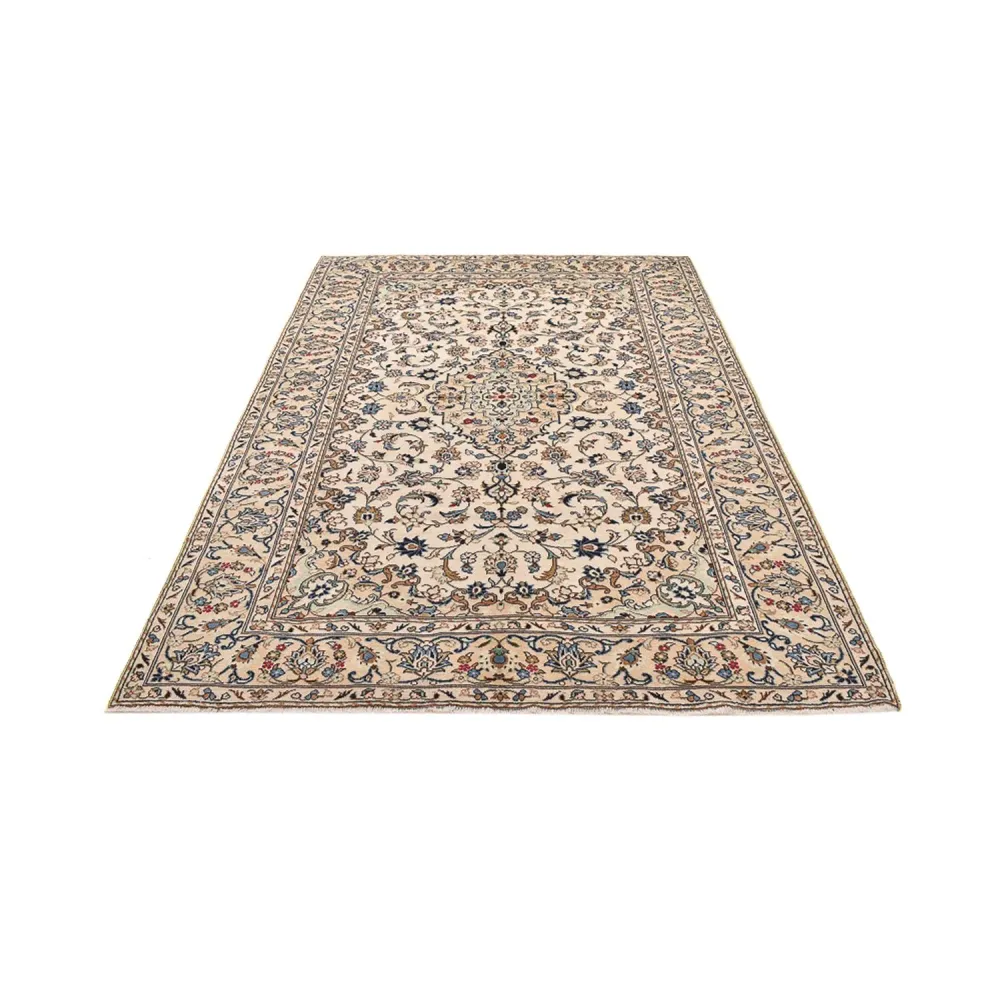 Perserteppich - Keshan - 290 x 191 cm - hellbeige