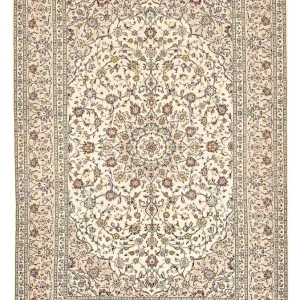 Perserteppich - Keshan - 300 x 200 cm - hellbeige