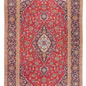 Perserteppich - Keshan - 302 x 195 cm - rot