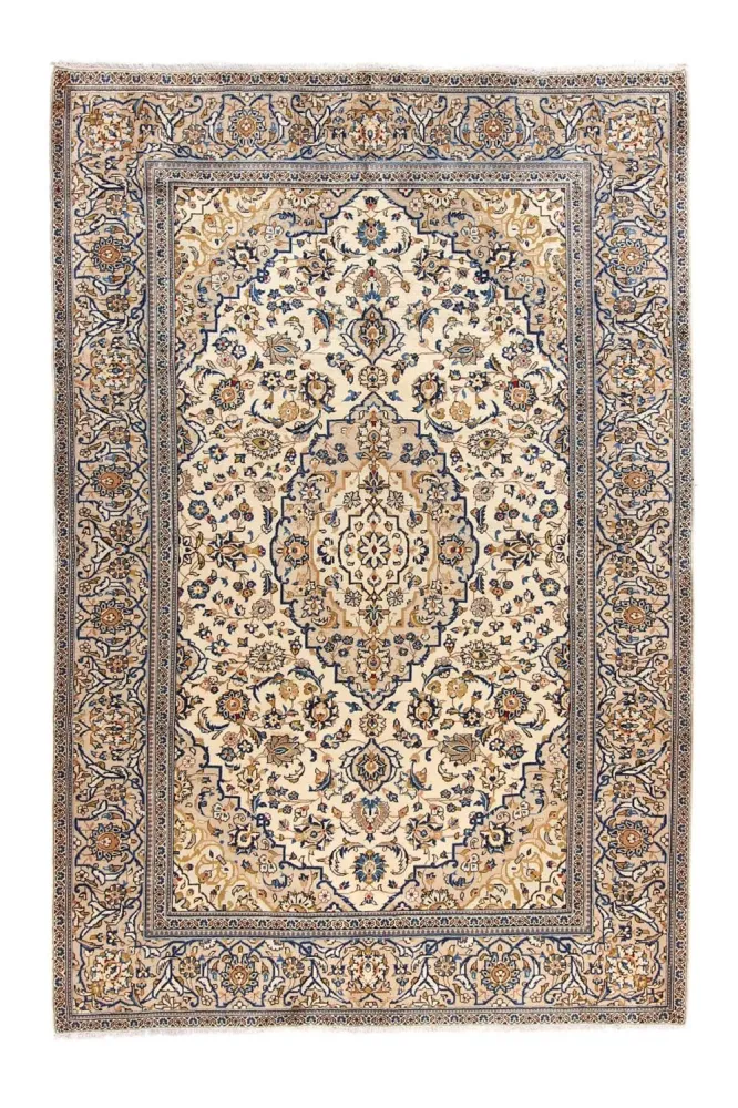 Perserteppich - Keshan 305 x 198 cm - beige