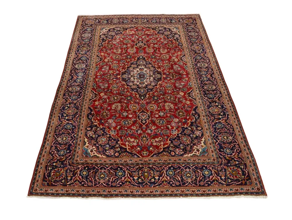 Perserteppich - Keshan 305 x 198 cm - rot