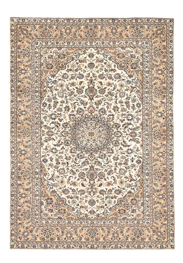 Perserteppich - Keshan - 333 x 235 cm - hellbeige