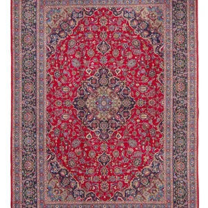 Perserteppich - Keshan - 337 x 240 cm - rot