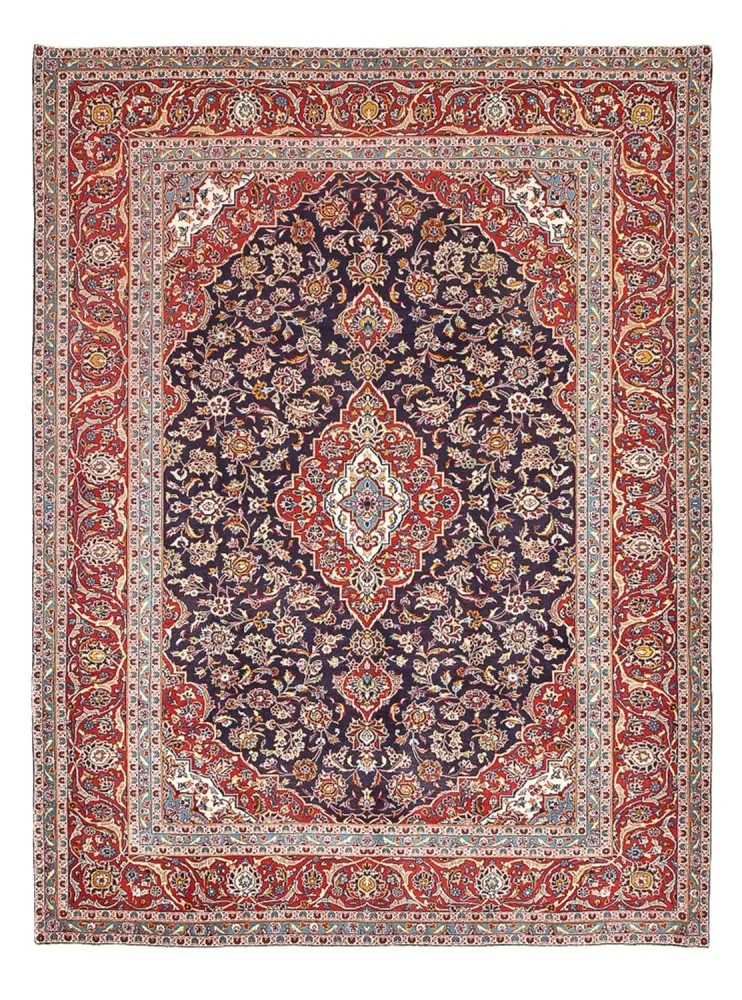 Perserteppich - Keshan - 340 x 255 cm - dunkelrot