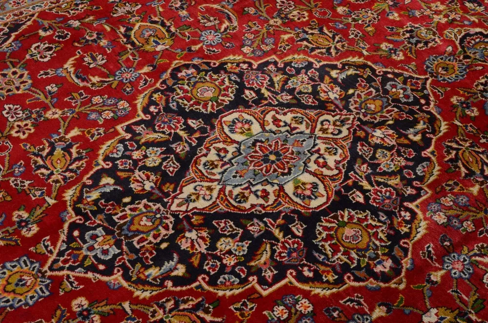 Perserteppich - Keshan 342 x 246 cm - rot
